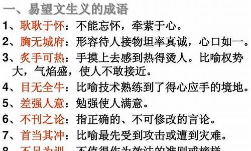 成语解释加造句高中生简单_成语及解释加造句